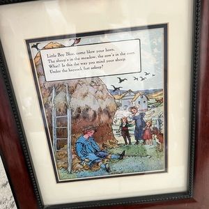 Little boy blue vintage print